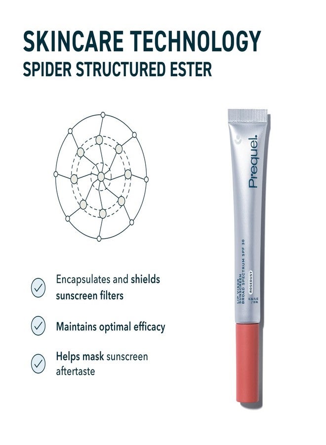 Prequel Skin Lip Visor, Tinted Lip Balm with SPF 30 PA+++. Rosedust, Mint Flavor, Rosy Nude Shade with Non-Sticky Finish – Moisturizing Semi Gloss Balm Sunscreen for Daily Use - 2 Pack - Image 4